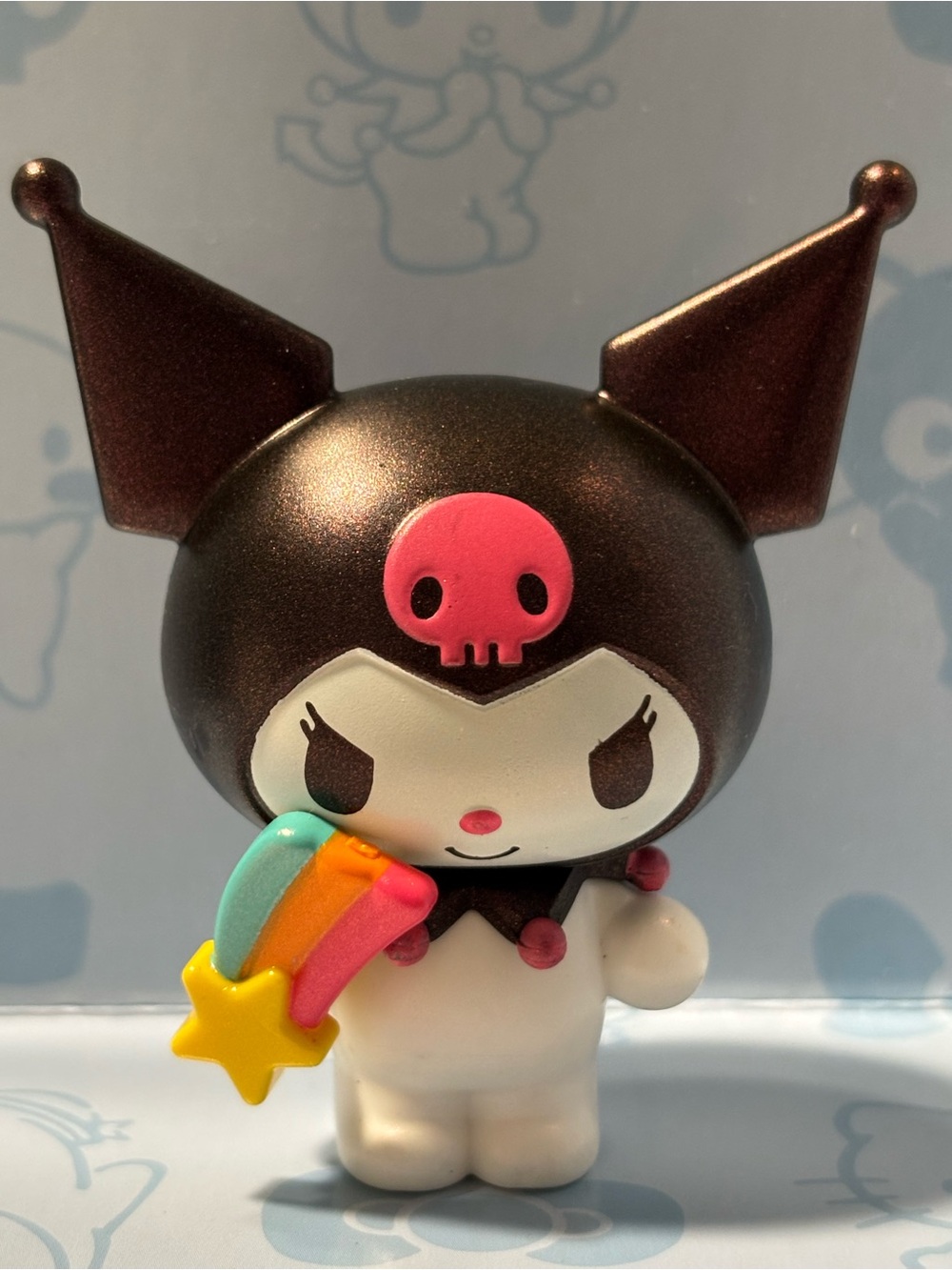 🌈 Sanrio Kuromi Figurine with Rainbow Star
